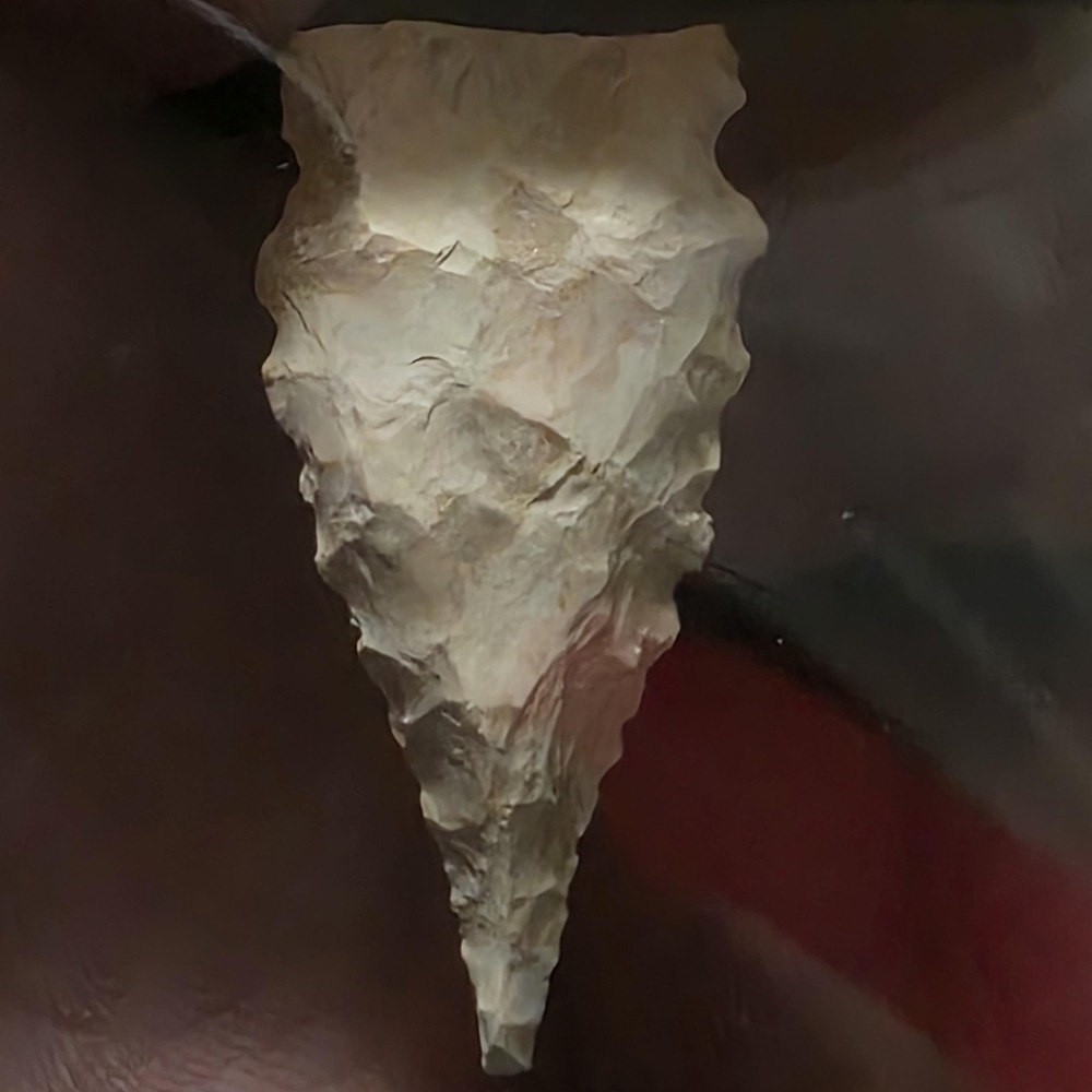 Notched Stone Projectile Point – Mexico – Decorative Display Piece - Picture 2 of 4